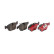 Bromsbeläggssats, skivbroms BREMBO XTRA LINE P 06 036X, miniatyr 3