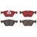 Bromsbeläggssats, skivbroms BREMBO XTRA LINE P 06 036X, miniatyr 4