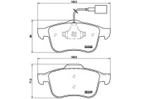 Bromsbeläggssats, skivbroms BREMBO XTRA LINE P 23 132X