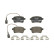 Bromsbeläggssats, skivbroms BREMBO XTRA LINE P 23 133X