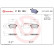 Bromsbeläggssats, skivbroms BREMBO XTRA LINE P 23 133X, miniatyr 2