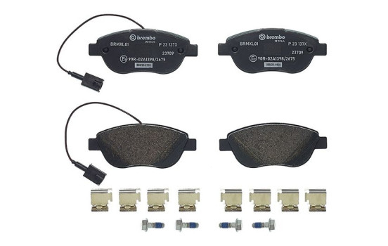 Bromsbeläggssats, skivbroms BREMBO XTRA LINE P 23 137X, bild 3