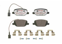 Bromsbeläggssats, skivbroms BREMBO XTRA LINE P 23 152X
