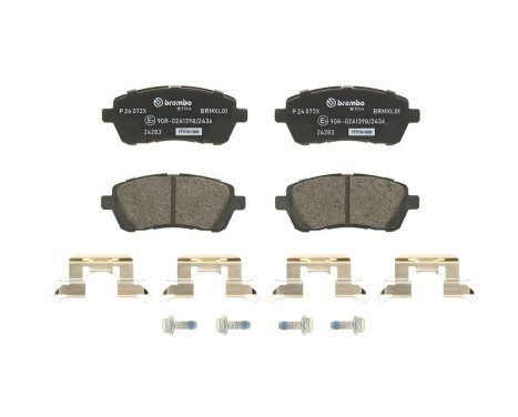 Bromsbeläggssats, skivbroms BREMBO XTRA LINE P 24 072X