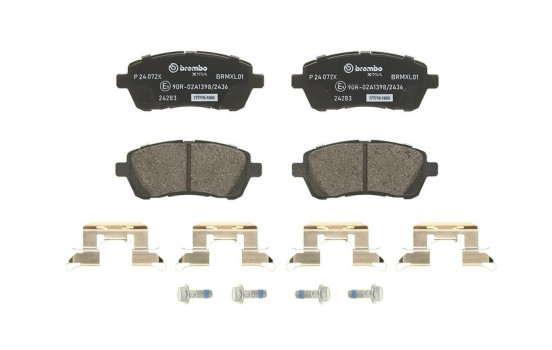 Bromsbeläggssats, skivbroms BREMBO XTRA LINE P 24 072X
