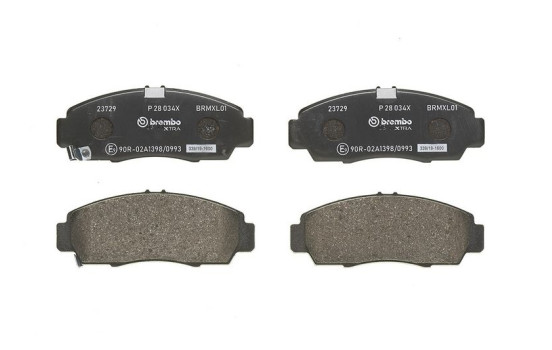 Bromsbeläggssats, skivbroms BREMBO XTRA LINE P 28 034X, bild 4