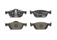 Bromsbeläggssats, skivbroms BREMBO XTRA LINE P 28 044X