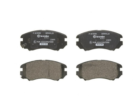 Bromsbeläggssats, skivbroms BREMBO XTRA LINE P 30 018X, bild 3