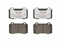 Bromsbeläggssats, skivbroms BREMBO XTRA LINE P 36 020X