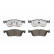 Bromsbeläggssats, skivbroms BREMBO XTRA LINE P 44 026X