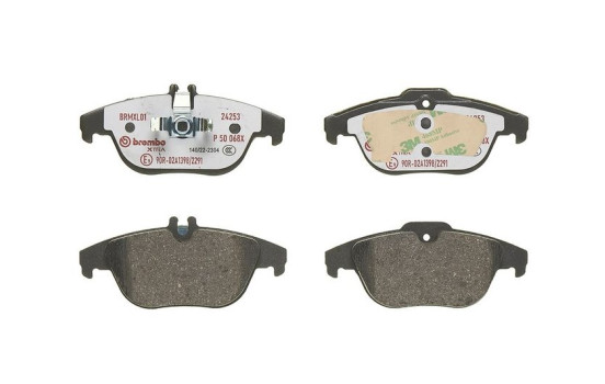 Bromsbeläggssats, skivbroms BREMBO XTRA LINE P 50 068X, bild 3