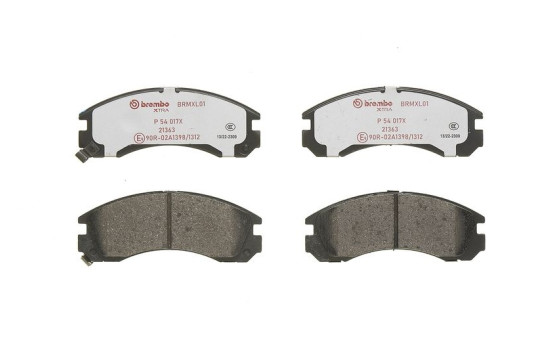 Bromsbeläggssats, skivbroms BREMBO XTRA LINE P 54 017X