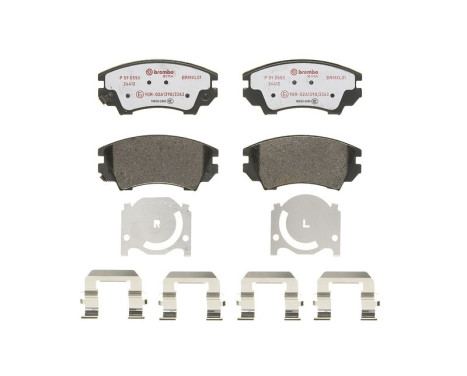 Bromsbeläggssats, skivbroms BREMBO XTRA LINE P 59 055X