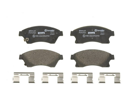 Bromsbeläggssats, skivbroms BREMBO XTRA LINE P 59 076X, bild 4