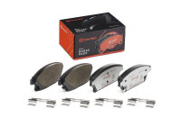 Bromsbeläggssats, skivbroms BREMBO XTRA LINE P 59 077X