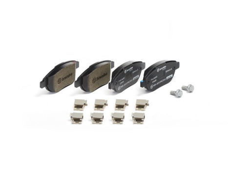 Bromsbeläggssats, skivbroms BREMBO XTRA LINE P 61 068X, bild 3