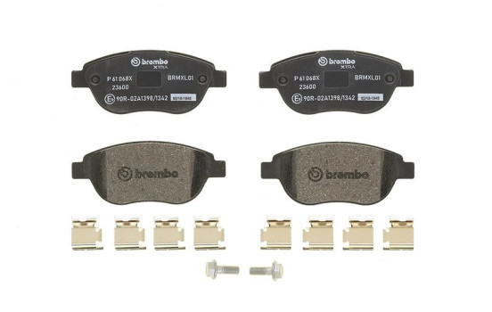 Bromsbeläggssats, skivbroms BREMBO XTRA LINE P 61 068X, bild 3