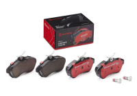 Bromsbeläggssats, skivbroms BREMBO XTRA LINE P 61 075X