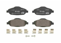 Bromsbeläggssats, skivbroms BREMBO XTRA LINE P 61 101X