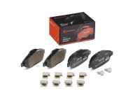 Bromsbeläggssats, skivbroms BREMBO XTRA LINE P 61 101X