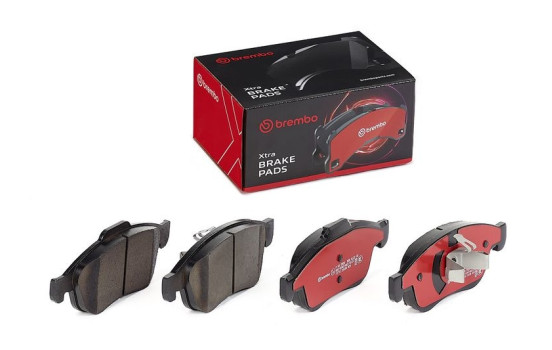 Bromsbeläggssats, skivbroms BREMBO XTRA LINE P 68 050X, bild 2