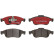 Bromsbeläggssats, skivbroms BREMBO XTRA LINE P 68 050X, miniatyr 4