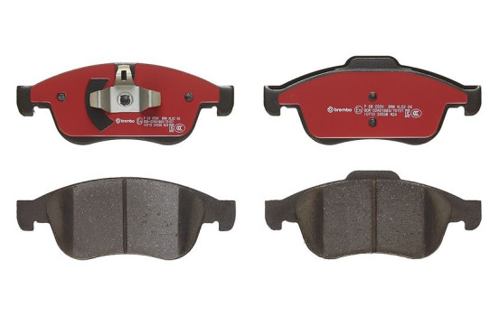 Bromsbeläggssats, skivbroms BREMBO XTRA LINE P 68 050X, bild 4