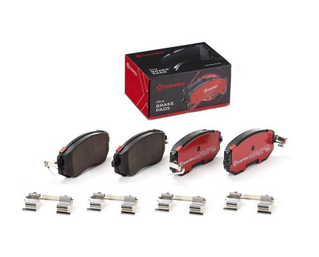 Bromsbeläggssats, skivbroms BREMBO XTRA LINE P 78 021X, bild 2