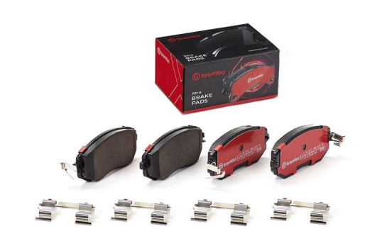 Bromsbeläggssats, skivbroms BREMBO XTRA LINE P 78 021X, bild 2