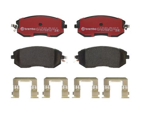 Bromsbeläggssats, skivbroms BREMBO XTRA LINE P 78 021X, bild 4