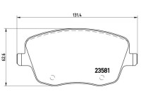 Bromsbeläggssats, skivbroms BREMBO XTRA LINE P 85 057X