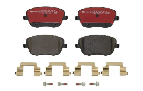 Bromsbeläggssats, skivbroms BREMBO XTRA LINE P 85 057X, bild 4