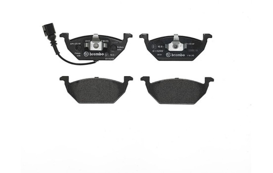Bromsbeläggssats, skivbroms BREMBO XTRA LINE P 85 072X, bild 2