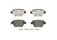 Bromsbeläggssats, skivbroms BREMBO XTRA LINE P 85 114X