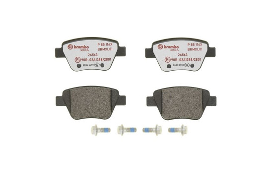 Bromsbeläggssats, skivbroms BREMBO XTRA LINE P 85 114X