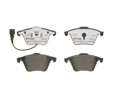 Bromsbeläggssats, skivbroms BREMBO XTRA LINE P 85 129X