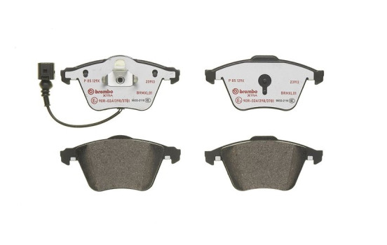 Bromsbeläggssats, skivbroms BREMBO XTRA LINE P 85 129X