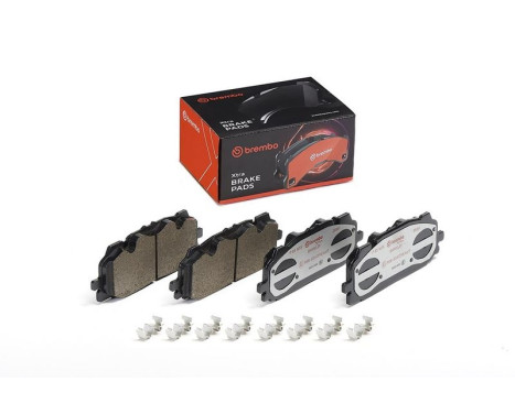 Bromsbeläggssats, skivbroms BREMBO XTRA LINE P 85 165X, bild 2