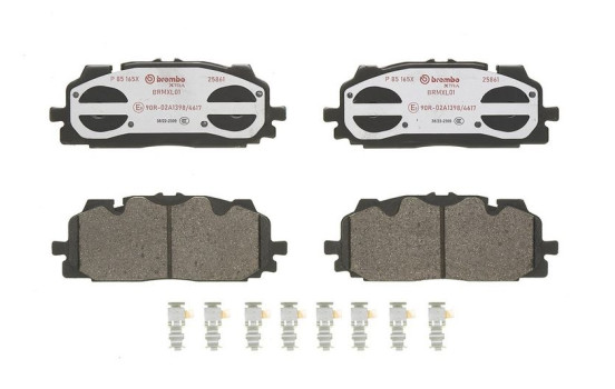 Bromsbeläggssats, skivbroms BREMBO XTRA LINE P 85 165X, bild 3