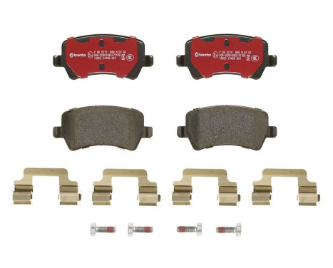 Bromsbeläggssats, skivbroms BREMBO XTRA LINE P 86 021X, bild 4