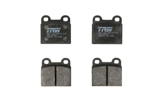 Bromsbeläggssats, skivbroms COTEC GDB102 TRW