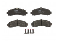 Bromsbeläggssats, skivbroms COTEC GDB1059 TRW