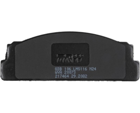 Bromsbeläggssats, skivbroms COTEC GDB106 TRW, bild 6