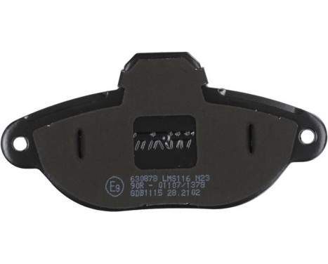Bromsbeläggssats, skivbroms COTEC GDB1115 TRW, bild 6