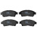 Bromsbeläggssats, skivbroms COTEC GDB1143 TRW, miniatyr 4