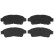 Bromsbeläggssats, skivbroms COTEC GDB1143 TRW, miniatyr 5