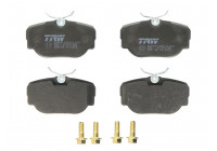 Bromsbeläggssats, skivbroms COTEC GDB1155 TRW