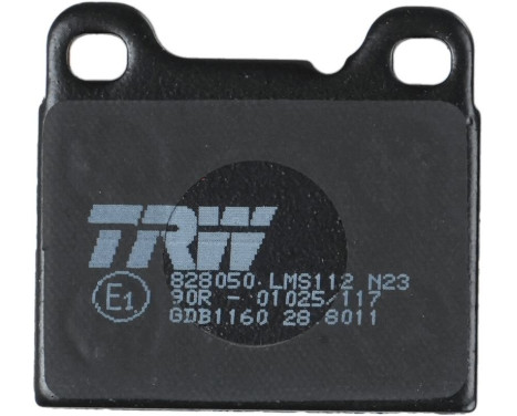 Bromsbeläggssats, skivbroms COTEC GDB1160 TRW, bild 7