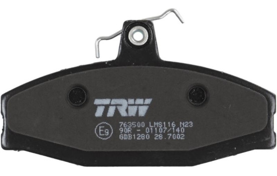 Bromsbeläggssats, skivbroms COTEC GDB1280 TRW, bild 6