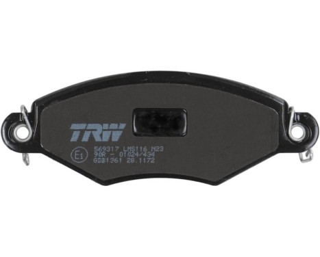 Bromsbeläggssats, skivbroms COTEC GDB1361 TRW, bild 7